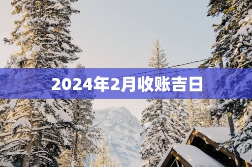 2025年2月收账吉日