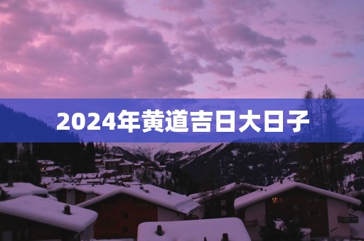 2025年黄道吉日大日子
