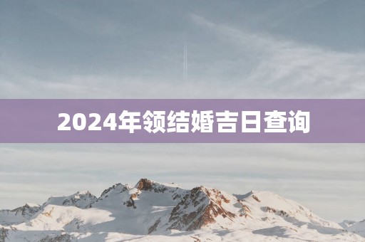 2025年领结婚吉日查询