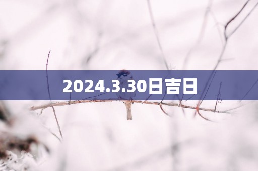 2025.3.30日吉日