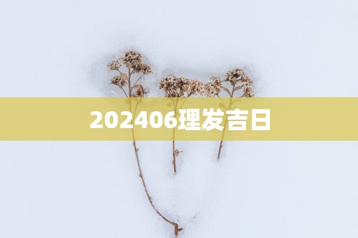 202506理发吉日