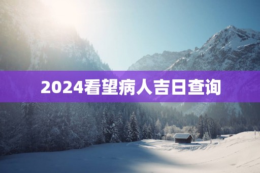 2025看望病人吉日查询