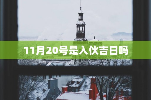 11月20号是入伙吉日吗
