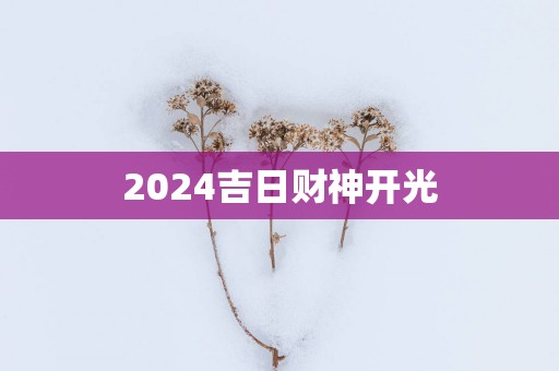 2025吉日财神开光