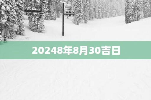 20258年8月30吉日