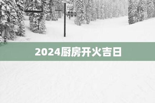 2025厨房开火吉日