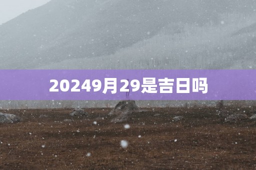 20259月29是吉日吗