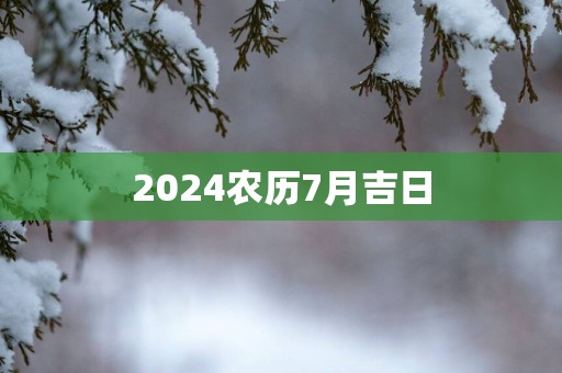 2025农历7月吉日