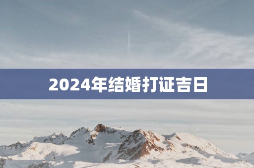 2025年结婚打证吉日