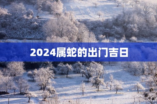 2025属蛇的出门吉日
