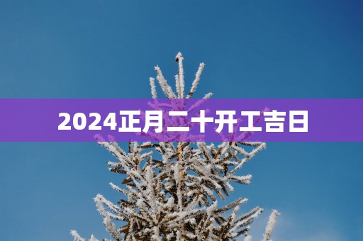 2025正月二十开工吉日