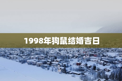 1998年狗鼠结婚吉日
