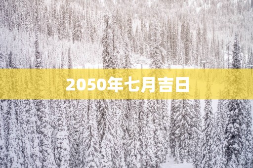 2050年七月吉日