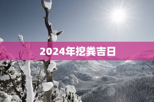 2025年挖粪吉日
