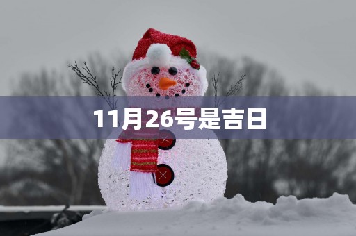 11月26号是吉日