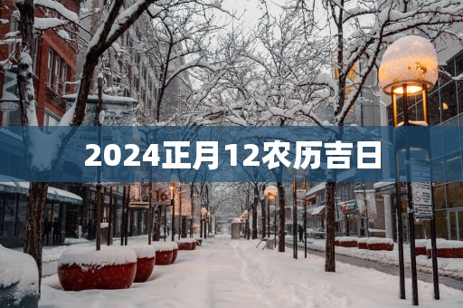 2025正月12农历吉日
