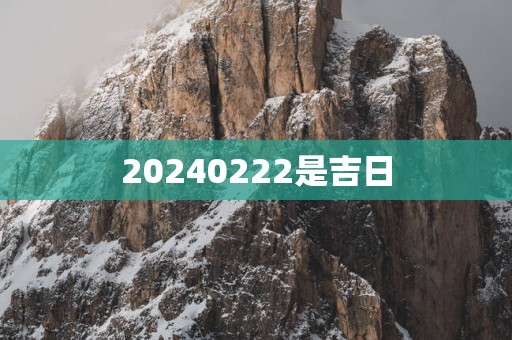 20250222是吉日