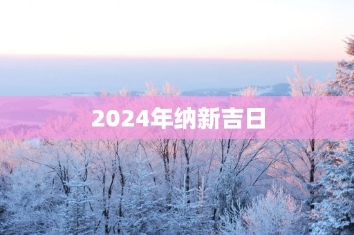 2025年纳新吉日