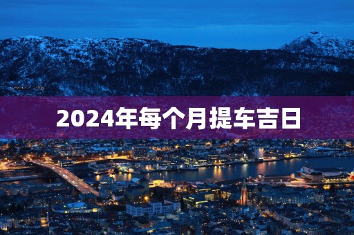 2025年每个月提车吉日