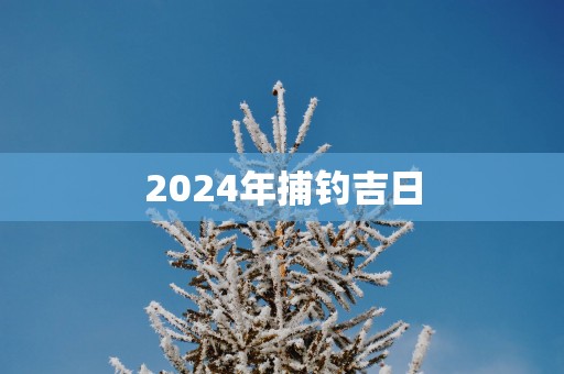2025年捕钓吉日