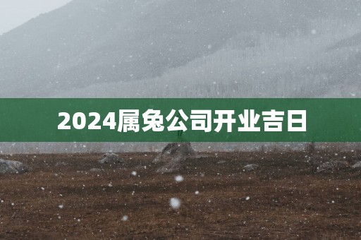 2025属兔公司开业吉日
