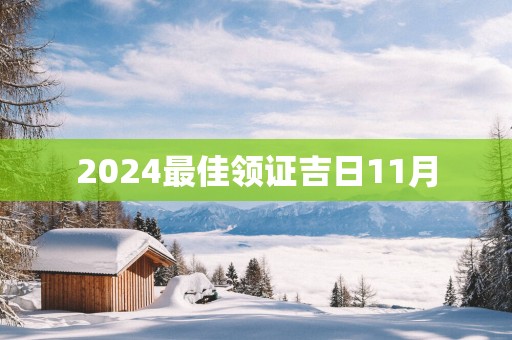 2025最佳领证吉日11月