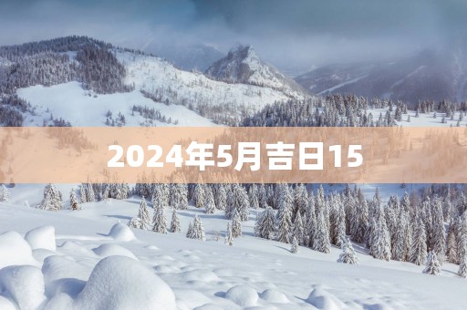2025年5月吉日15