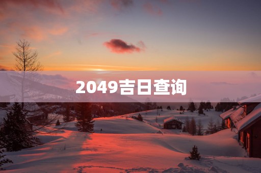 2049吉日查询