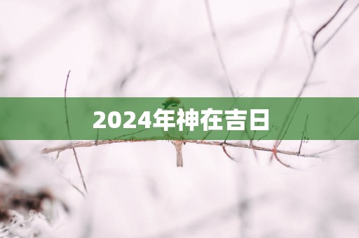 2025年神在吉日