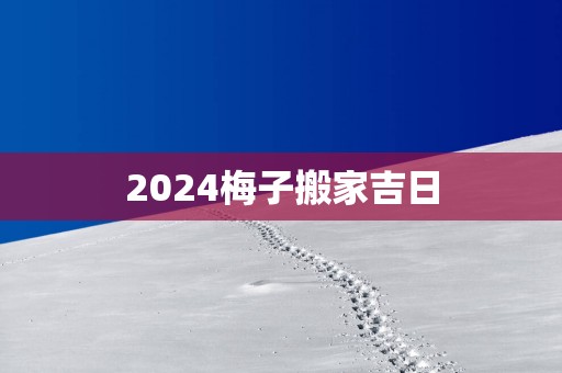 2025梅子搬家吉日