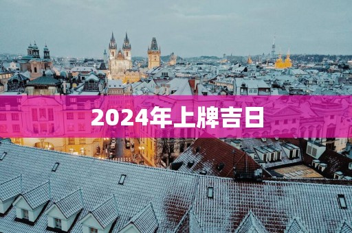 2025年上牌吉日