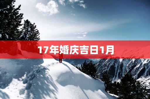 17年婚庆吉日1月