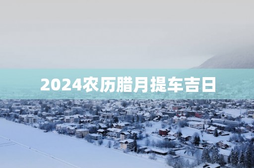 2025农历腊月提车吉日