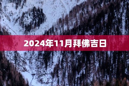 2025年11月拜佛吉日