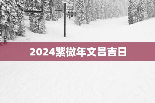 2025紫微年文昌吉日
