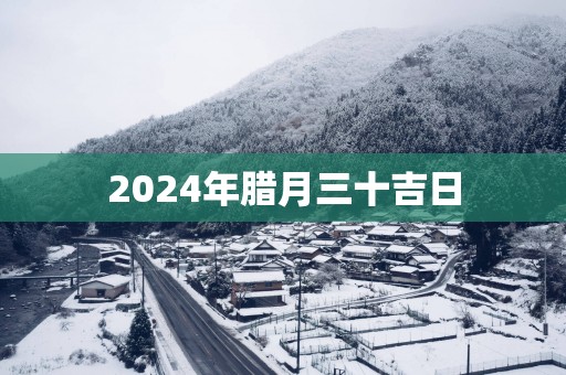 2025年腊月三十吉日