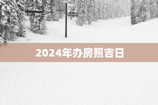 2025年办房照吉日