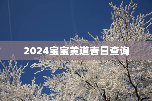 2025宝宝黄道吉日查询
