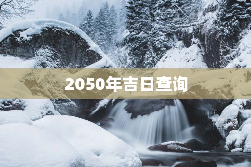 2050年吉日查询