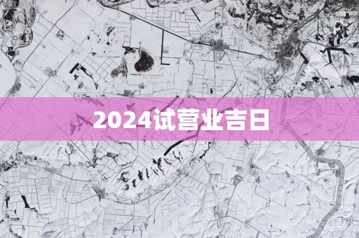 2025试营业吉日