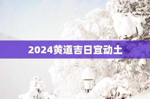 2025黄道吉日宜动土