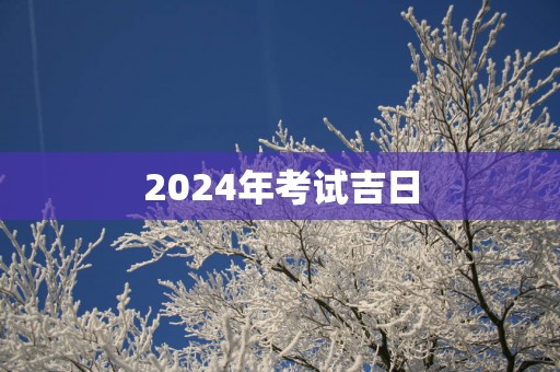2025年考试吉日