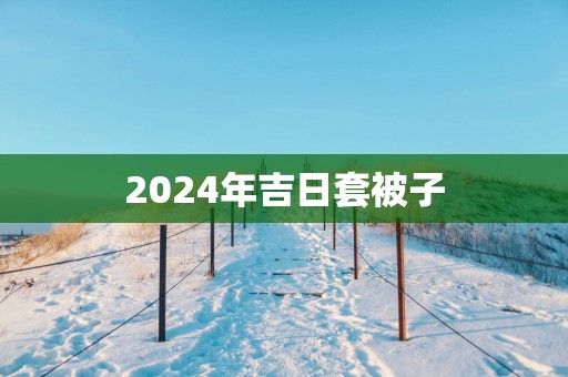 2025年吉日套被子