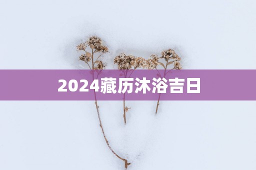 2025藏历沐浴吉日