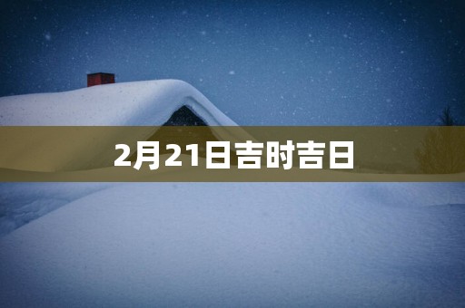 2月21日吉时吉日