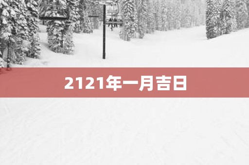 2121年一月吉日