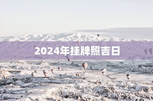 2025年挂牌照吉日