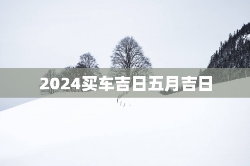 2025买车吉日五月吉日
