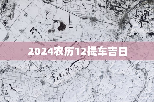 2025农历12提车吉日