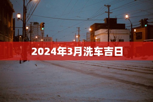 2025年3月洗车吉日
